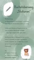 Vorschau - Anderer Materialtyp - Buchstabenweg - Buchstabenstationen Tafelmaterial und Aufsteller - Seite 1