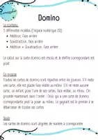 Aperçu - Jeux - Dominos de calcul: addition et soustraction (0 - 20 / hiboux) - Page 1