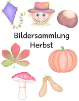 Vorschau - selbst erstellte Cliparts/Grafiken - Bildersammlung Herbst - Deckblatt