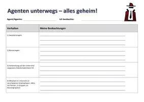Vorschau - Arbeitsblätter - Soziales Lernen: Agenten Beobachtungsbogen für Klassenregeln etc. - Seite 3