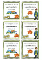 Vorschau - Bildkarten - Grußkärtchen zum Schuljahresbeginn - Seite 1