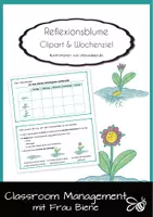 Vorschau - Arbeitsblätter - Reflexionsblume zur Rückmeldung - Deckblatt