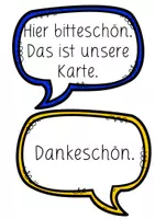 Vorschau - Präsentationen/Tafelbilder - Im Restaurant - Dialog - Tafelmaterial (DaZ) - Seite 3