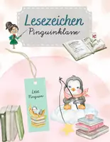 Vorschau - Mal- und Bastelvorlagen - Lesezeichen für die Pinguinklasse - Deckblatt