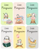 Vorschau - Mal- und Bastelvorlagen - Lesezeichen für die Pinguinklasse - Seite 2