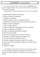 Aperçu - Feuilles d'exercices - Dossier Je suis poli citoyenneté - Page 3