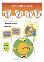 Vorschau - Spiele - Grammar Wheel: Prepositions - Deckblatt