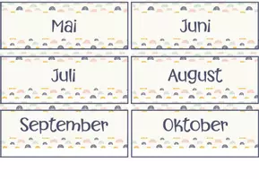 Vorschau - Anderer Materialtyp - Boho-Scandic Geburtstagskalender - Seite 3