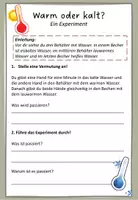 Vorschau - Experimente - 5 Sinne: 2 Experimente - Seite 1