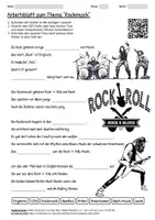 Vorschau - Arbeitsblätter - Lernposter + Arbeitsblatt "Rockmusik" + Onlineübung & MP3 + Mindmap + Infografiken - Seite 1