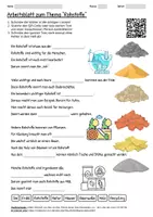 Vorschau - Arbeitsblätter - Arbeitsblatt "Rohstoffe" + Onlineübung & MP3 + Mindmap + Infografik - Deckblatt