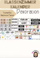 Vorschau - Poster - Kalender für das Klassenzimmer EDITION: NEUTRALE FARBEN - Seite 1