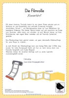 Vorschau - Arbeitsblätter - Schreibanlass rund um eine Klassenfahrt: Die Filmrolle - Seite 1