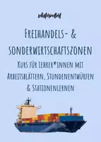 Vorschau - Stundenentwürfe - Easy Teacher: Freihandels- & Sonderwirtschaftszonen (Arbeitsblätter, Stundenentwürfe & Stationenlernen) - Deckblatt