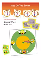 Vorschau - Spiele - Grammar Wheel: The Verb (to) be - Deckblatt