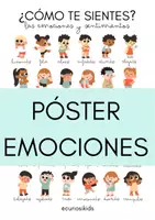 Vista previa - Decoración del aula - POSTER EMOCIONES - CURIOSIKIDS - página 3