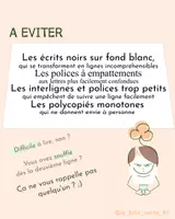 Aperçu - Inclusion - Adapter un texte pour un élève dyslexique - Présentation/Affiche salle des profs - - Page 3