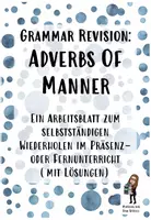 Vorschau - Arbeitsblätter - Grammar Revision: Adverbs of Manner - Deckblatt