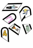 Vorschau - Spiele - Buchstabenpuzzle "V" mit Anlauten - 2-fach differenziert - DaZ / Deutsch - Seite 3