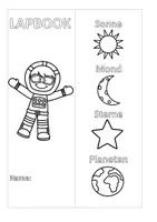Vorschau - Arbeitsblätter - Lapbook Sonnensystem | Sonne, Mond, Sterne, Planeten (editierbare Vorlage) - Seite 3