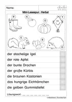 Vorschau - Arbeitsblätter - Lesespur Herbst - Seite 2