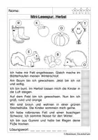 Vorschau - Arbeitsblätter - Lesespur Herbst - Seite 3