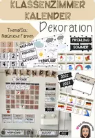 Vorschau - Poster - Kalender für das Klassenzimmer EDITION: NEUTRALE FARBEN - Deckblatt