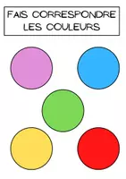 Aperçu - Feuilles d'exercices - Fais correspondre les couleurs Niveau 1 (éduc. spécialisée) - Page 3