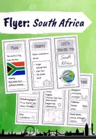 Vorschau - Arbeitsblätter - Flyer - Let's travel to South Africa - Seite 1