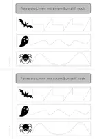 Vorschau - Arbeitsblätter - Halloween Heftchen (Keine Lesekenntnisse nötig) - Seite 2