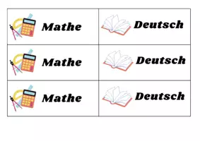 Vorschau - Bildkarten - Stundenplankarten für dein Klassenzimmer - Deckblatt