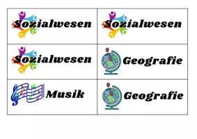 Vorschau - Bildkarten - Stundenplankarten für dein Klassenzimmer - Seite 3