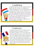 Vorschau - Aufgabenkarten - Nachbarländer Deutschlands: Wissenskarten & Kartei - Sachunterricht - Kl. 3/4 - Seite 3