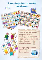 Aperçu - Jeux - jeux d'association: cartables et couleurs ! - Page de couverture