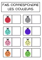 Aperçu - Feuilles d'exercices - Fais correspondre les couleurs Niveau 2 (éduc. spécialisée) - Page 3