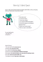 Vorschau - Arbeitsblätter - Warm-Up: Indirect Speech - Seite 1
