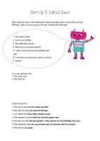 Vorschau - Arbeitsblätter - Warm-Up: Indirect Speech - Seite 2
