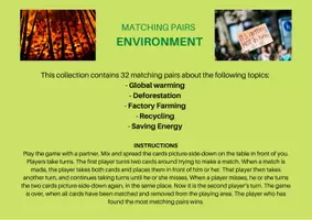 Vorschau - Spiele - Matching pairs - Environment - Seite 1