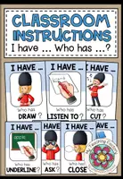 Vista previa - Juegos / Gamificación - Classroom Instructions - I have ... who has ...? - Portada
