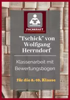 Vorschau - Klassenarbeiten - Tschick - Klassenarbeit Nr. 4 mit Erwartungshorizont (Charakterisierung Isas; Realschule) - Deckblatt