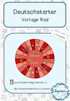 Vorschau - Spiele - Deutschstarter Rad Klasse 1 / Klasse 2 - Deckblatt