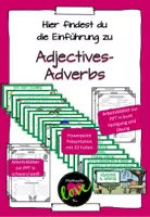 Vorschau - Stundenentwürfe - Adjective-Adverb Doppelstunde - Deckblatt