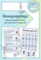 Vorschau - Spiele - Bewegungsbingo - Sport Klasse 3/4 - Deckblatt