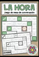 Vorschau - Spiele - LA HORA - Plauderbrettspiel in Spanisch - Deckblatt