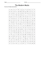 Vorschau - Arbeitsblätter - The Modern Media - Suchsel (FREEBIE) - Seite 3