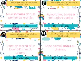 Aperçu - Jeux - CAT - Etre, avoir, aller - Page 2