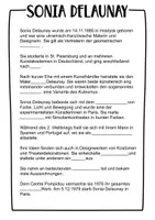 Vorschau - Arbeitsblätter - Sonia Delaunay - Steckbrief und Weitermalbilder für den Kunstunterricht - Seite 3