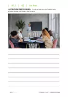 Vorschau - Stundenentwürfe - Lernpaket: Erste Woche im A1 Kurs/ Materialien zum Kurseinstieg - Deckblatt