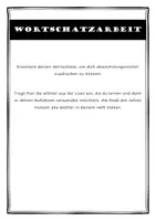 Vorschau - Arbeitsblätter - Wortschatzarbeit - Deckblatt