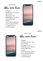 Vorschau - Arbeitsblätter - Über die Ferien berichten mal anders - Wiedersehen nach den Ferien - hashtags - Seite 3